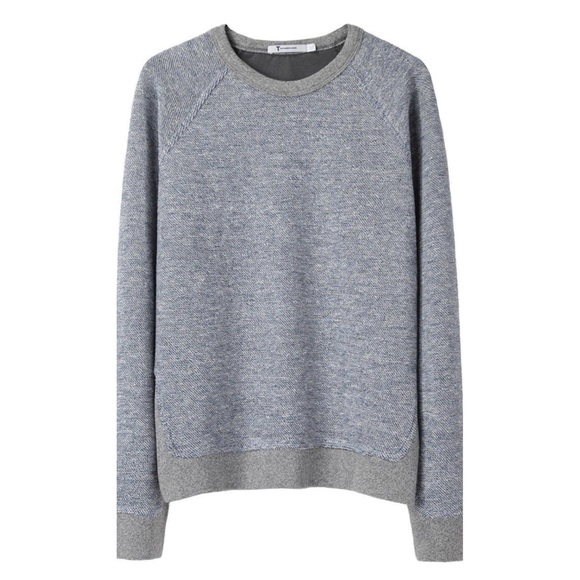 T BY ALEXANDER WANG Rainbow Terry Sweatshirt - Picture 8 of 11